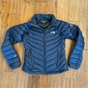 The North Face Navy Blue Down Puffer Summit Series Jacket Sz Small